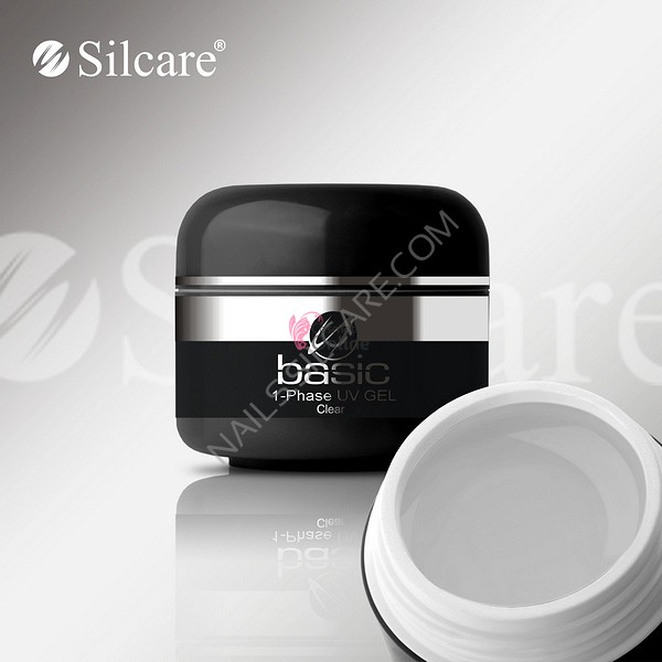 Gel UV Basic NAILO Silcare 3 in 1 transparent vascozitate ridicata 5 ml